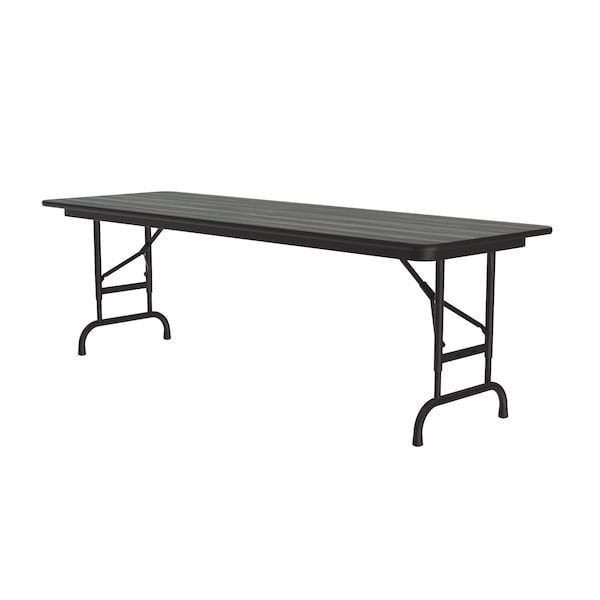 CFA Adjustable HPL Folding Tables 24x60 New England Driftwood